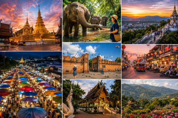 Chiang Mai có gì chơi: Tổng hợp điểm đến đẹp nhất miền Bắc Thái - chùa, chợ đêm, trải nghiệm voi