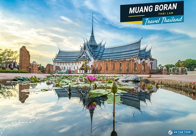 Công trình cung điện thu nhỏ giữa khuôn viên rộng lớn ở Muang Boran